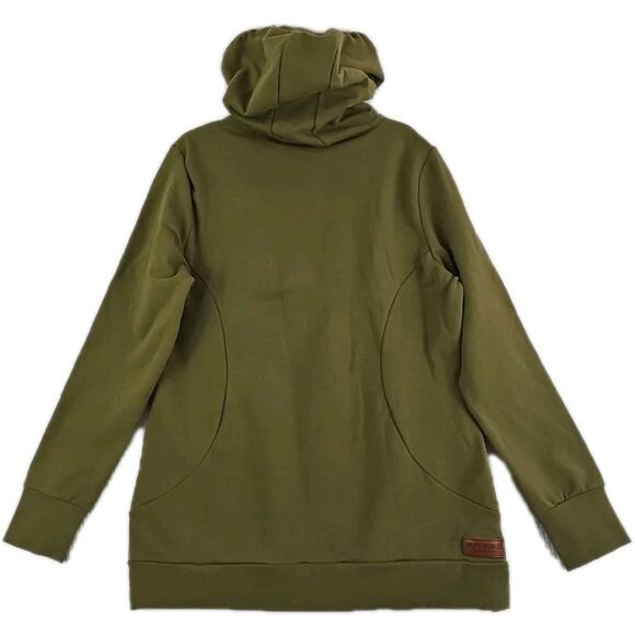 Alaskan Apparel ~Men's Size XXXL~ Olive Green Zip-Up Hoodie Sweatshirt NWOT. - Picture 10 of 12